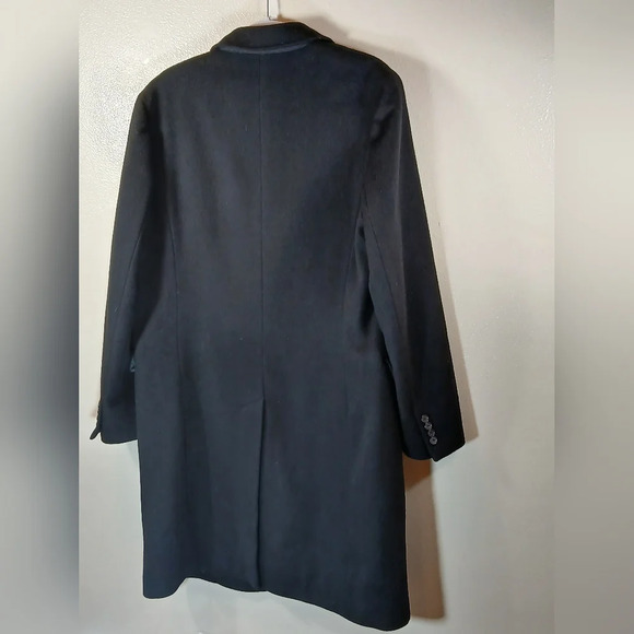 J crew Men's Westbourne topcoat in black size Medium - Picture 4 of 13